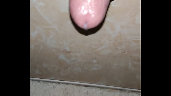 Play MP4 - Milking a prostate Dildo in the bathroom