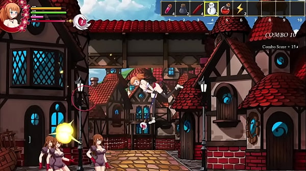 Nice girl in sex with man and monsters (part 01) 