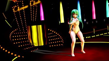 MMD Animation by MM3077 Sanae Vocaloid 