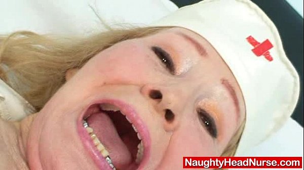 Nasty_grandmother wears pump_boots and toys herself