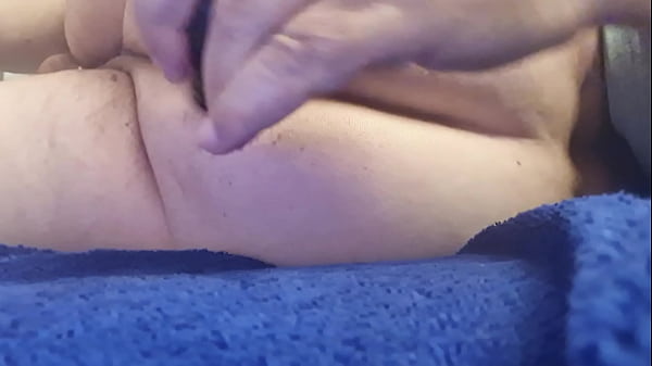 Pleasuring my butthole with a dildo 