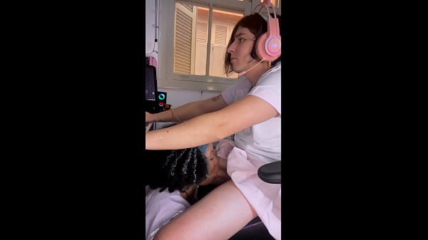 Blowjob While Playing Games With Anal Sex Creampie thumbnail