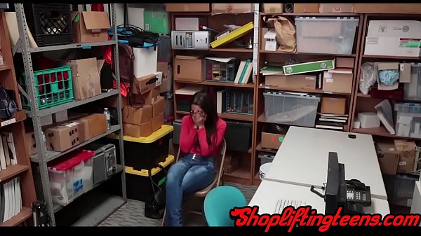 Shopliftingslut gets cum facial after getting punish fucked