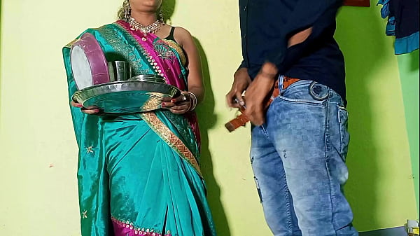 Karva Chauth Special XXX indian Fireecouple in Clear Voice 