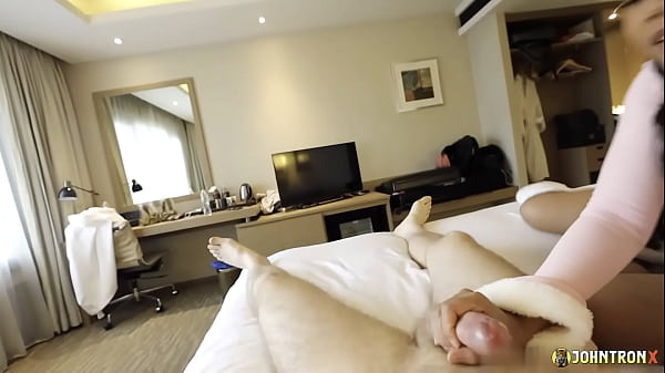 JohnTronX SexyAsian babe withpigtails rides_my cock_like a machine in POV style