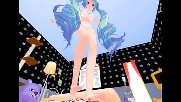 Mmd miku stomping 