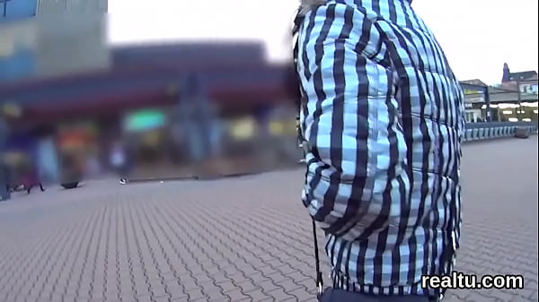 Charming czech chick was teased in the mall and fucked in pov 