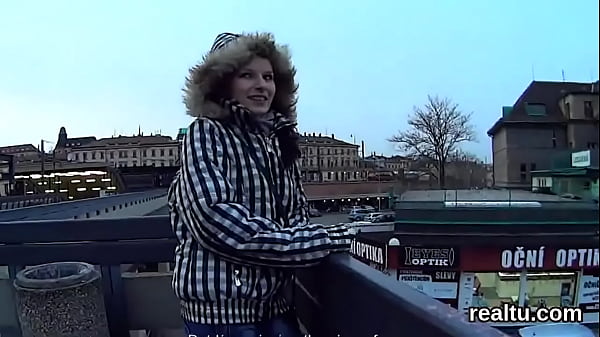 Charming czech chick was teased in the mall and fucked in pov