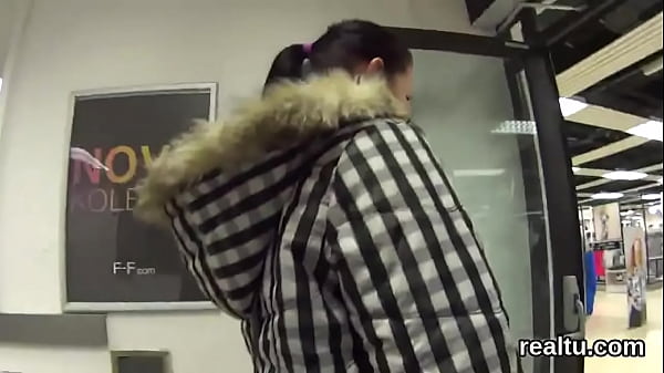 Charming czech chick was teased inthe mall and fucked in_pov