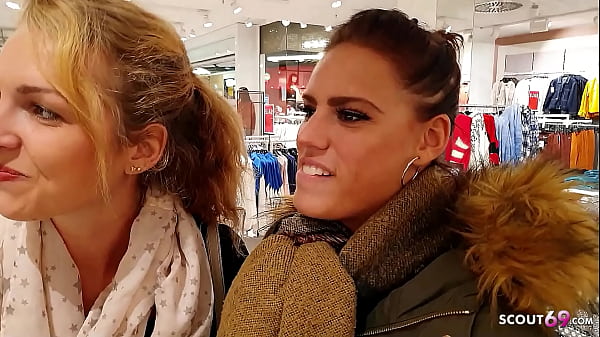 Very Risky 3some Sex At Public Store thumbnail