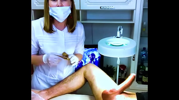 Deep depilation for a man with a huge dick