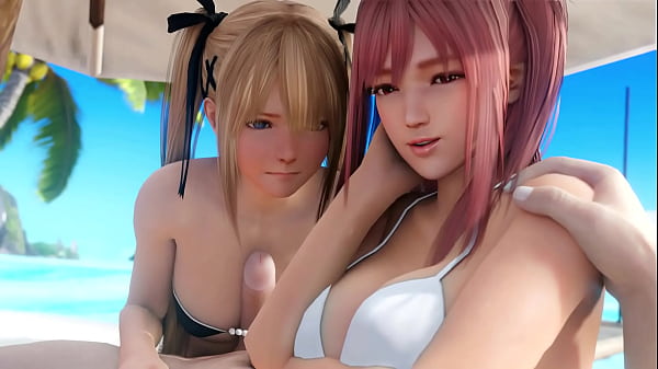 Marie Rose & Honoka sharing - Lazy procast 