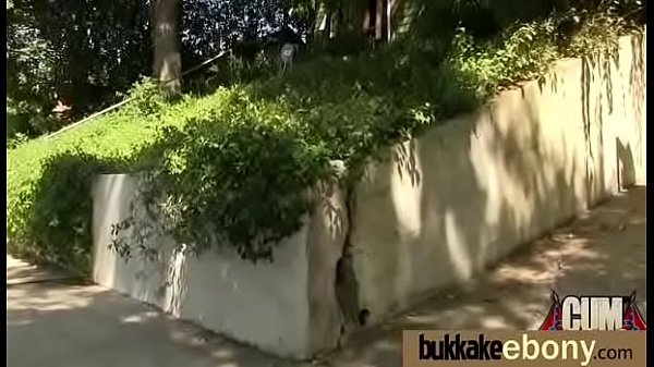 Huge cocks cover their black face in cum 7 