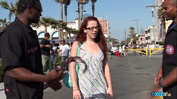 Group sex scene with a ginger chick and two bbc dudes