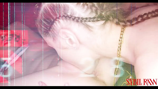 Sybilraw melody marks gets fucked by sybils big black strap 