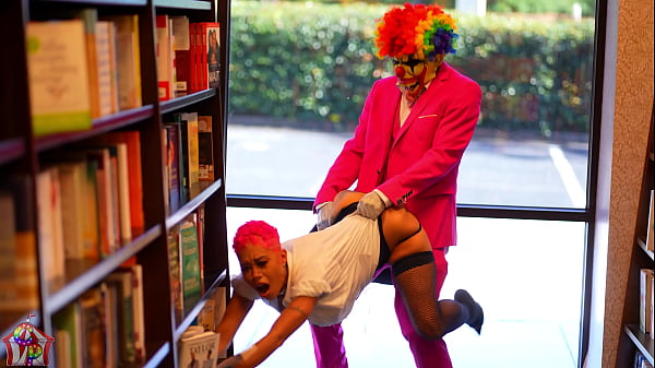 Jasamine Banks And Gibby The Clown Meet In The Adult Section Of A Book Store And Ends Up Fucking thumbnail
