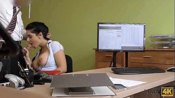 LOAN4K. Modest brunette Alex Black has dirty_sex for_cash in the loan agency
