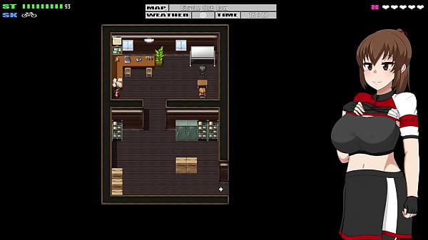 Garota_fica levantando_a camisaenquanto esta assistindo uma aula FlashCyclingRide 2_Parte 3