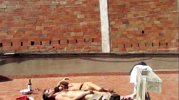 Couple Catched Fucking in_the Terrace Outside