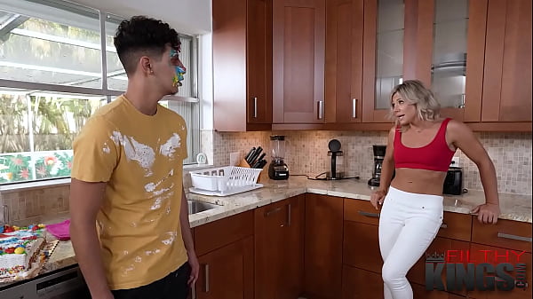 Milf madison brite sucks her stepson big dick