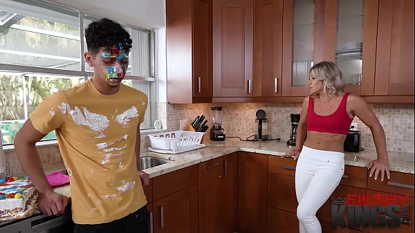 Play MP4 - FilthyTaboo - Hot Blonde Milf Lets Her Stepson Fuck Her Good For Labor Day