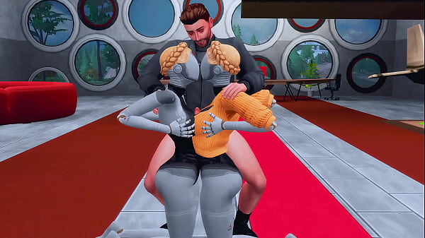 Two horny twins arranged hard sex and femdom for a young soldier 