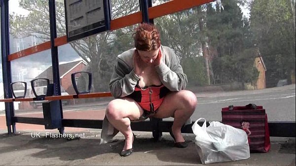 Outdoor peeing and public nudity of pissing amateur redhead Isabel Dean_roaming