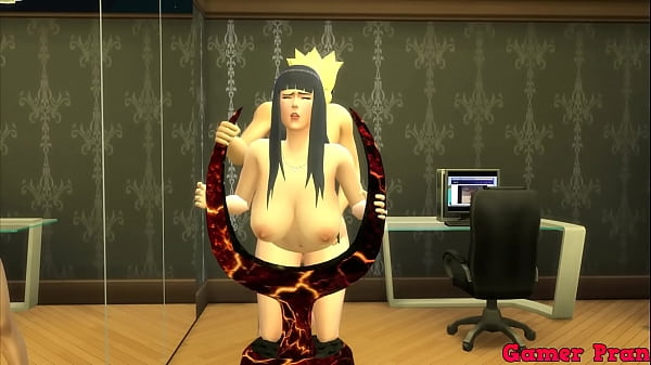 Perverted friends cap 4 goes up to see his computer and gets his stepmother hinata masturbating and tells her stepson to fuck her please come inside like her neighbor does