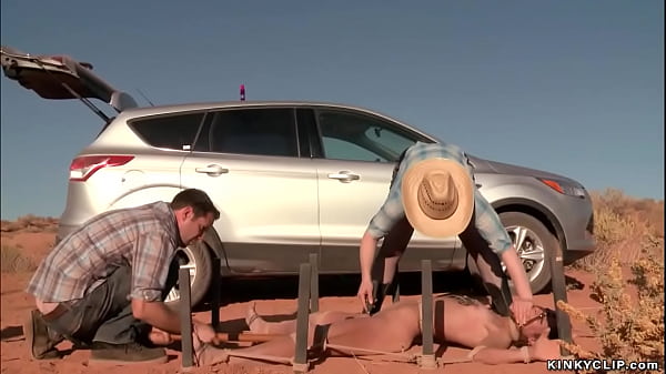 Couple anal_fuck bound slutin desert