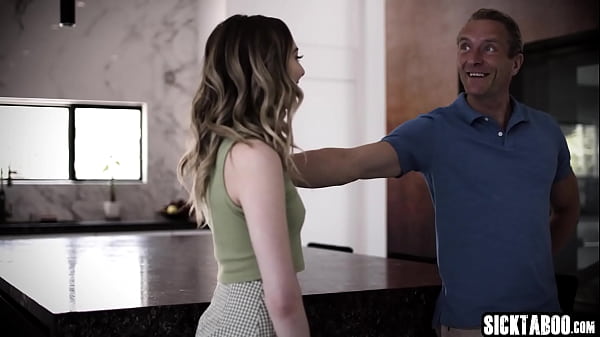 Petite teen Lily Larimar could not have a stepdad so she found new_one