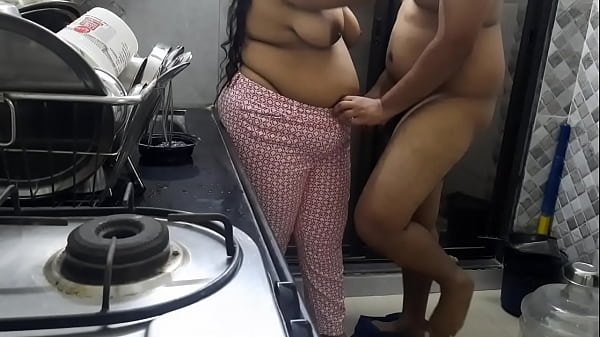 wife getting naughty in the kitchen 