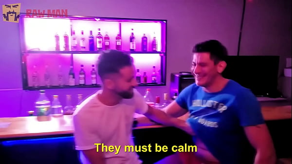 Muscle stud takes advantage of a small ass and our cameraman in a bar 1 