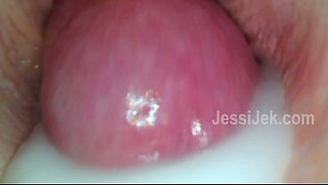 A big creampie inside me The cum spilling out of my pussy the moment of fertilization JessiJek