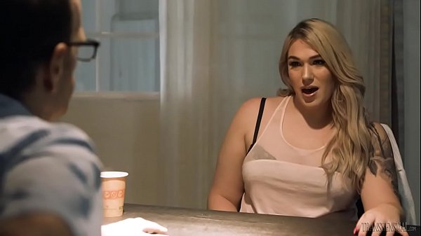 Inspector Chad Diamond is interrogating a hot blonde tranny 