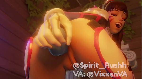 D.va's solo anal fun 