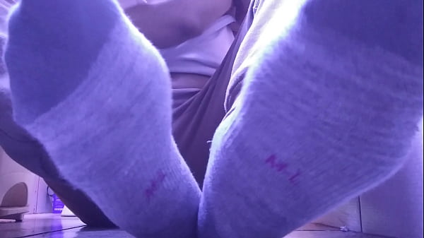 PLAY WITH MY NEW SOCKS AND SOLES 