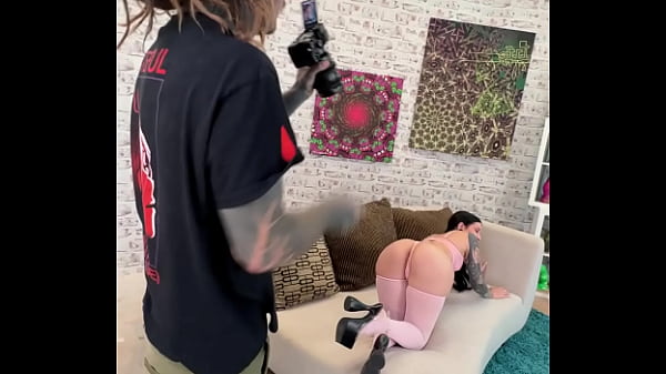 Secret Cam Catches Inked Slut&rsquo;s Tease Before Brutal Anal Destruction & ATM 