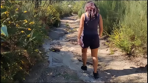 Play MP4 - My friend's stepmother takes her clothes off in the woods during a walk