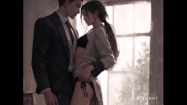 Facing The Window, Small Waist In His Hands&mdash;she Sits The Light And Finishes Where It Turns Golden. thumbnail