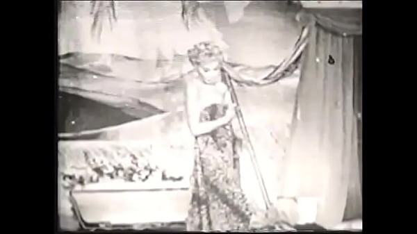 Gorgeous retro_bitch stripping_of robes on set