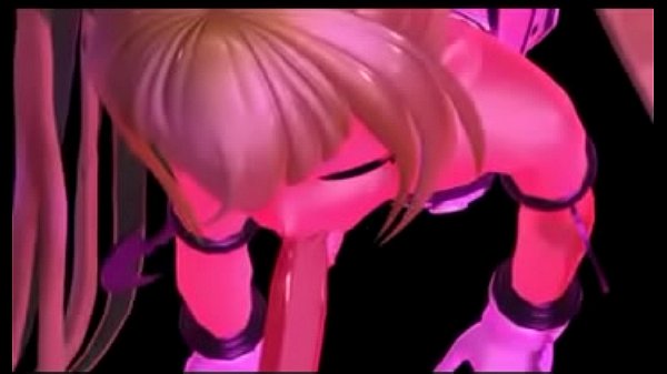 Alice is sucking floating dick 3D