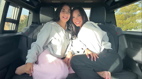 Risky roadside scissoring cami strella x ivy ireland 