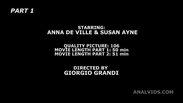 What a Gape #1, Anna de Ville & Susan Ayn Balls Deep Anal, DAP, Anal Fisting, ButtRose, Creampie Swallow GIO1524 