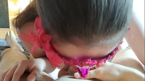 Horny gal was begging for cum in mouth creampie 