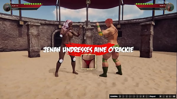 Jenah vs aine nf3d lesbian sex combat 