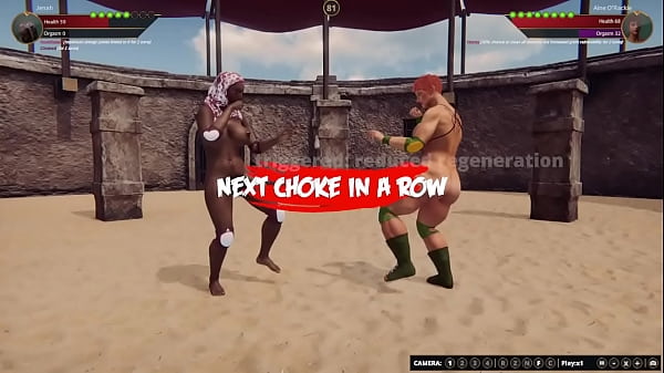 Jenah VS Aine ORackie_Naked Fighter 3D