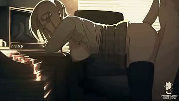 En la oficina animation (Neko NSFW)