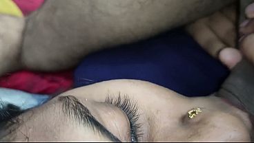 Horny Wife Strips Blue Top in Steamy Romance &ndash; Lip Lock then Rough Hardcore Pussy Fucking with Creampie 