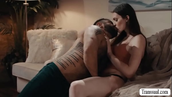 Trans stepdaughter bareback fucks her Fat stepdad