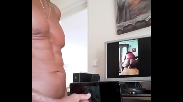 I jerk off while watching a video of Manava-trav fucking her anal pussy, 